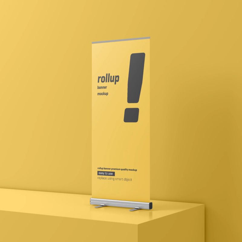 Roll Up Banner Mockup 2