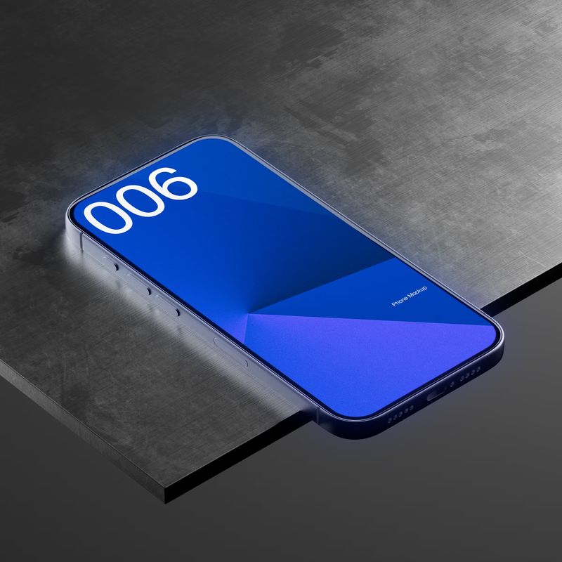 Phone Display Photoshop mockup