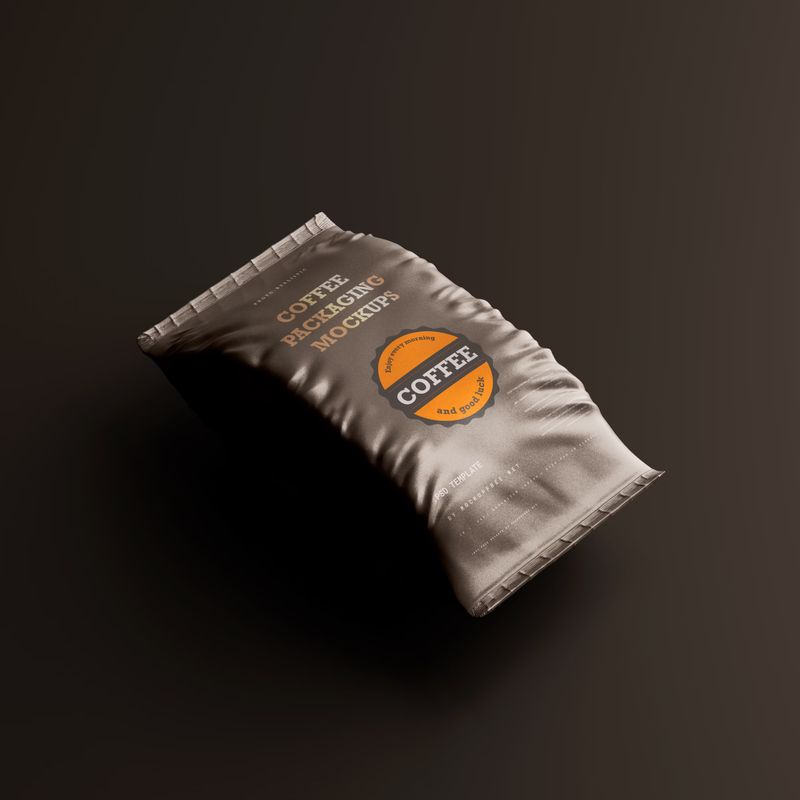Coffee Foil Pack Mockup