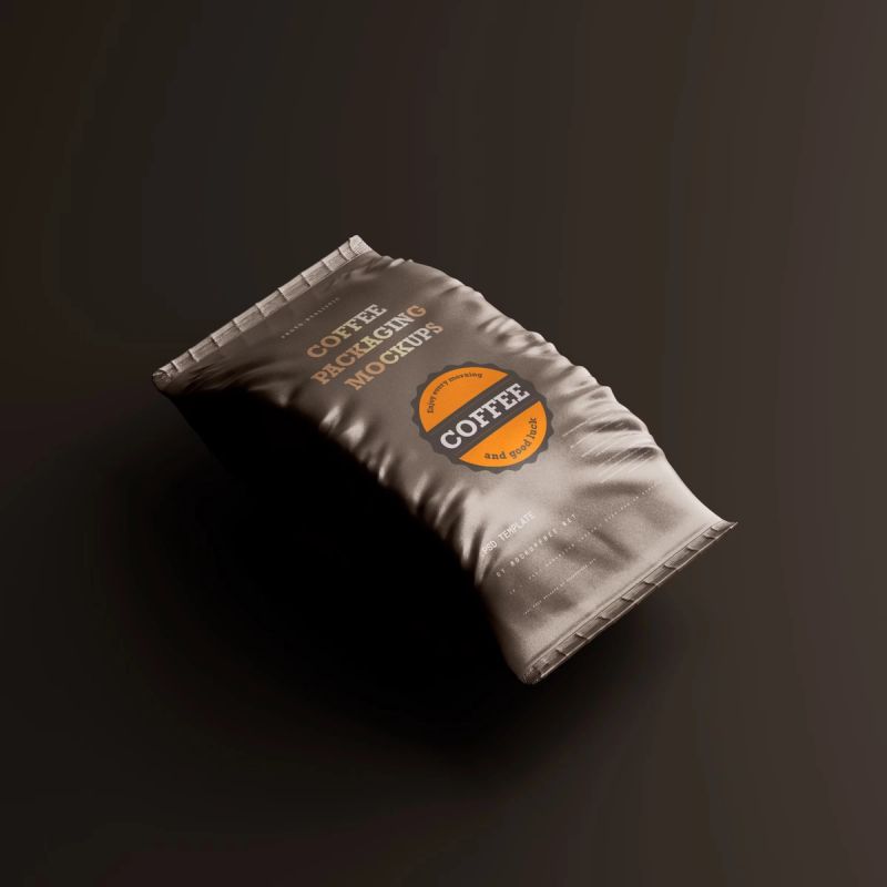 Coffee Foil Pack Mockup