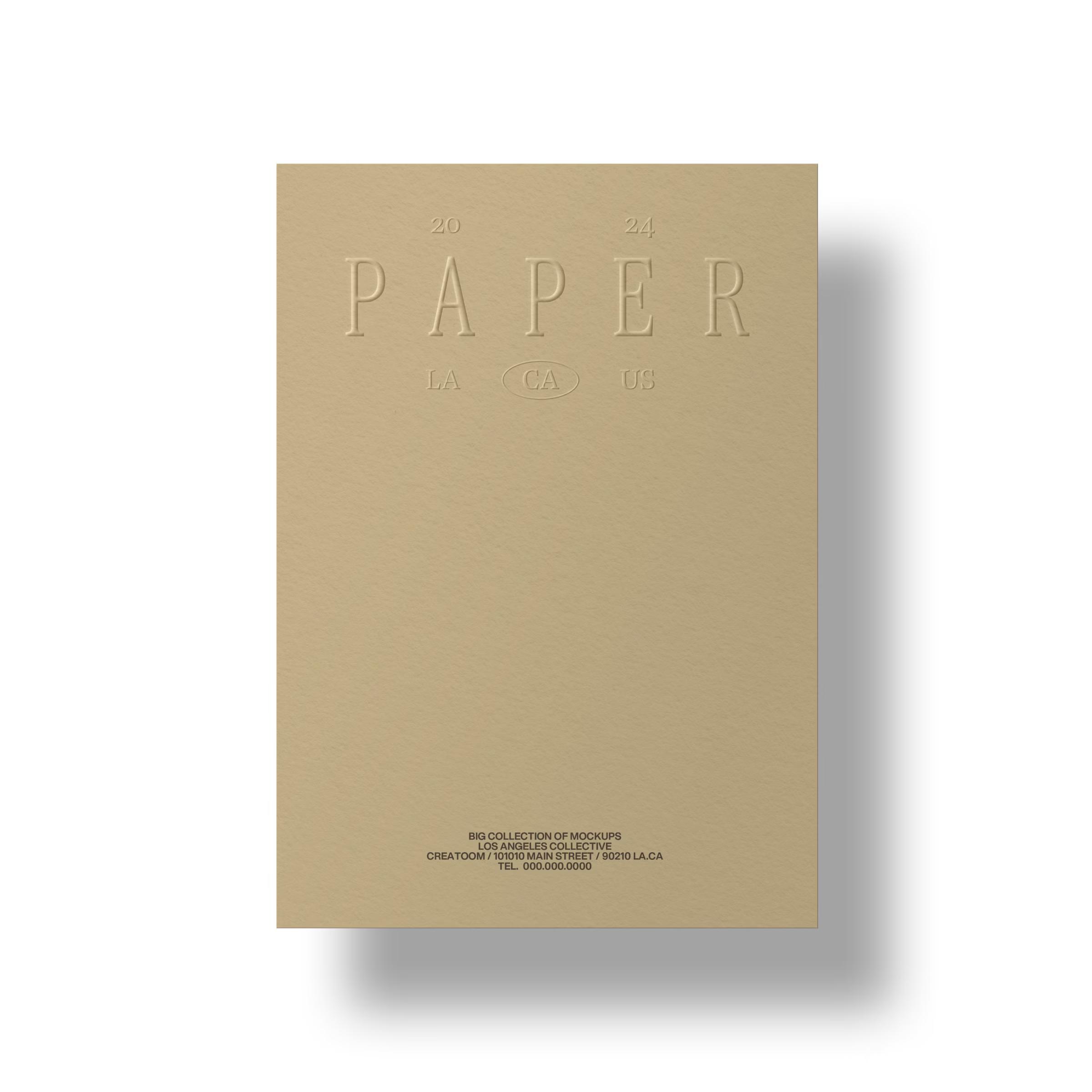 Free Universal Paper Mockup V40 Top