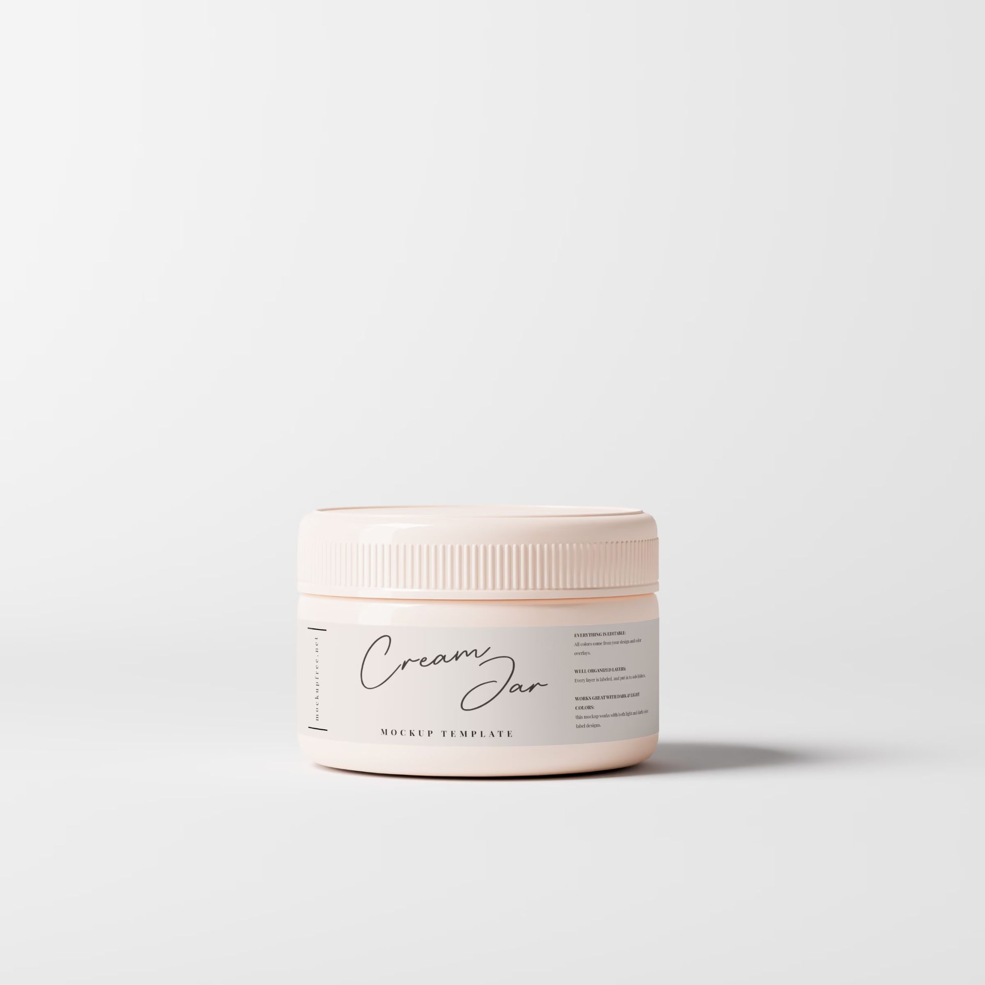 Plastic Jar Mockup 2