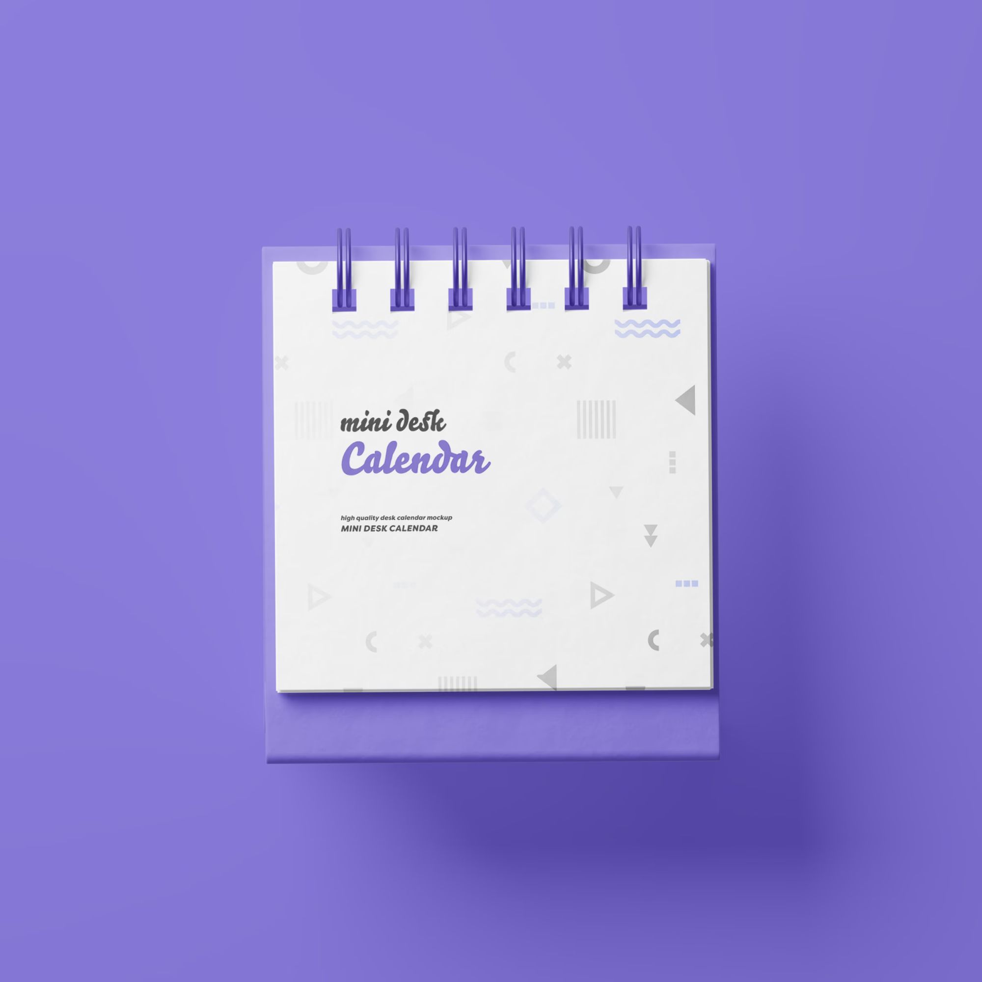 Mini Desk Calendar PSD Mockup 3