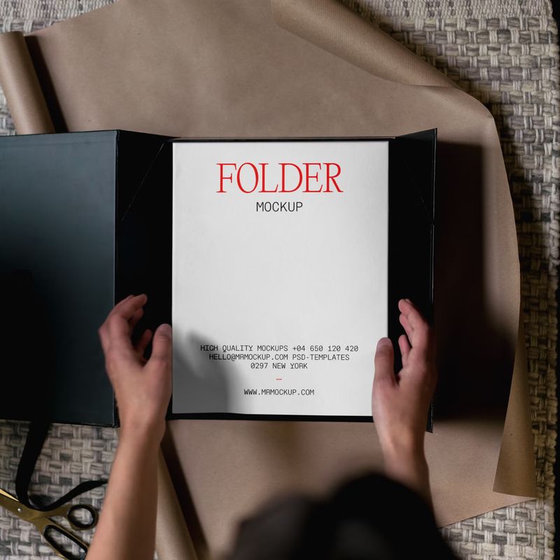Free Folder Mockup