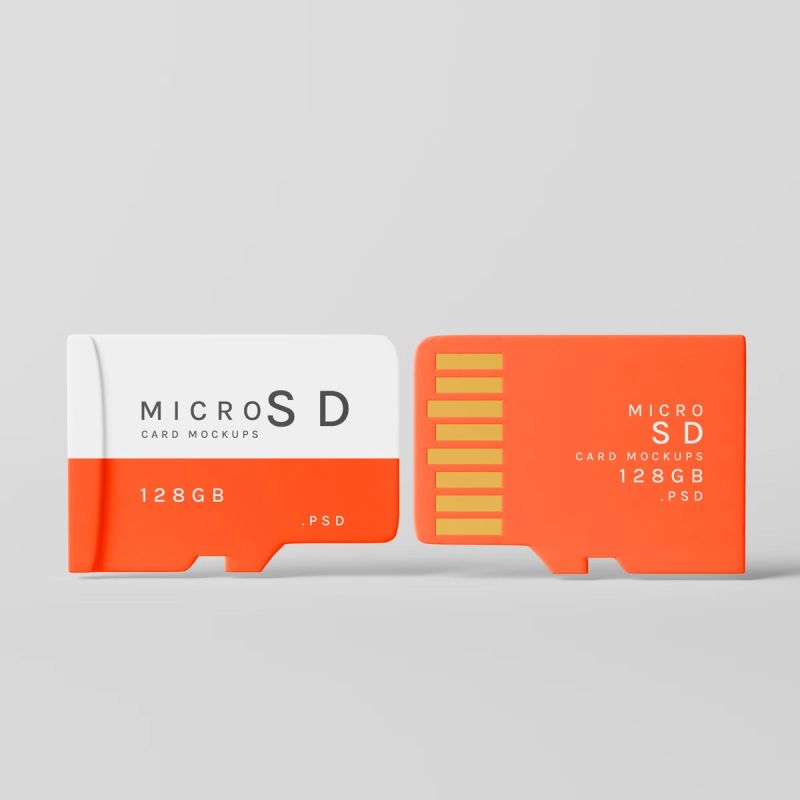 Micro SD Card Mockup