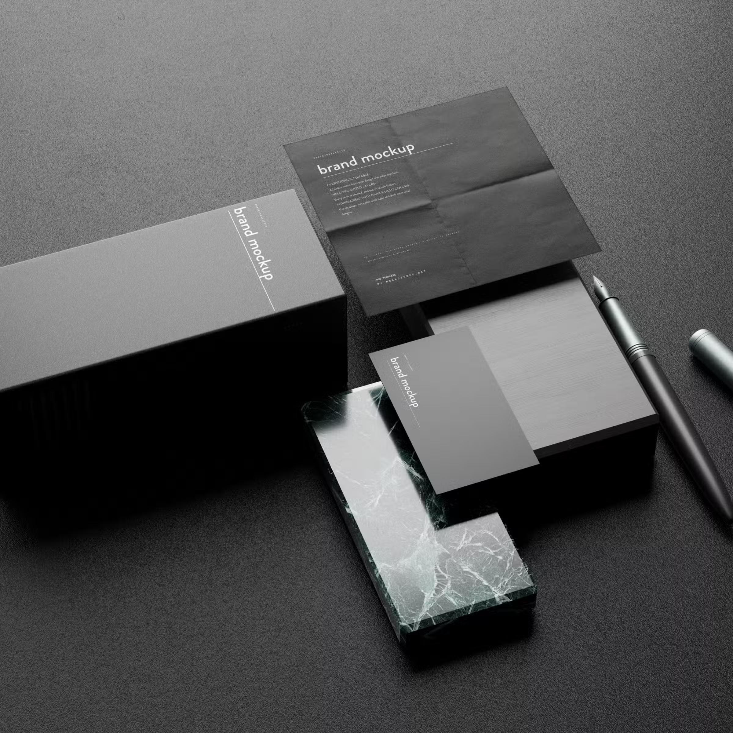 Dark Branding Mockup 4