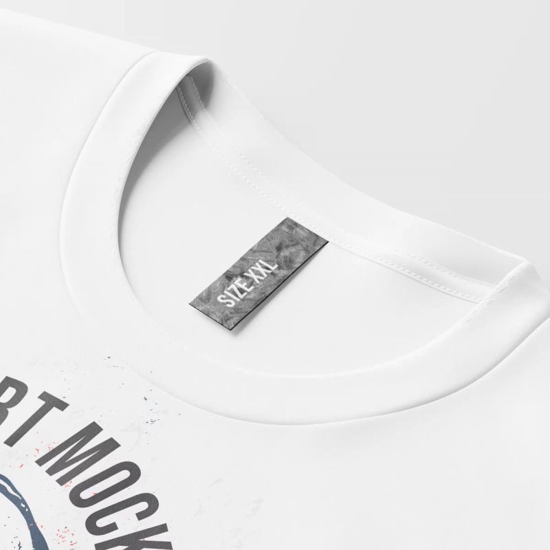 Collarless T-Shirt Mockup 3
