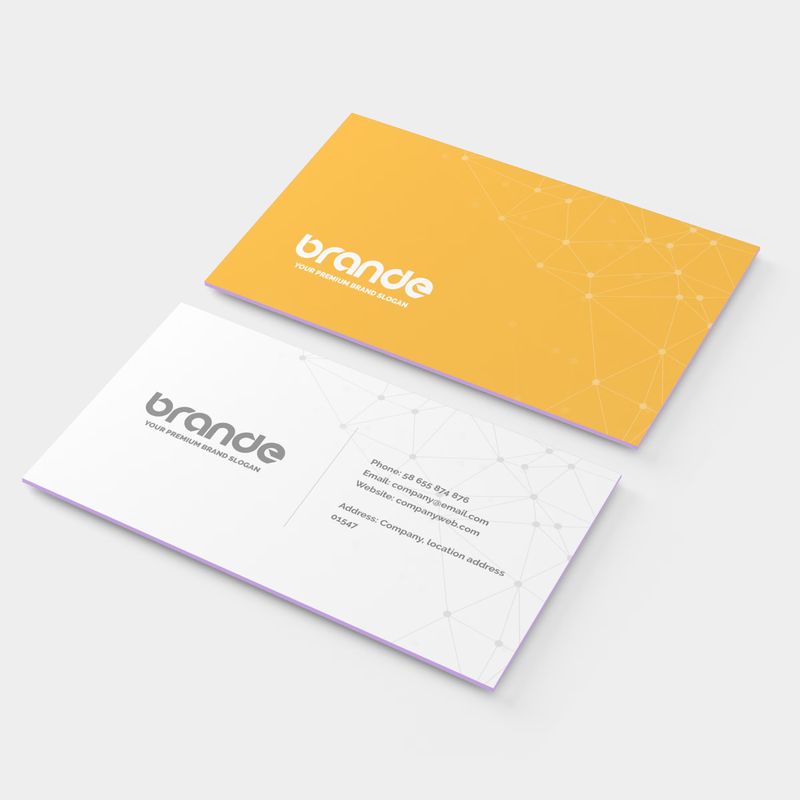 Simple Business Card PSD Mockup 3