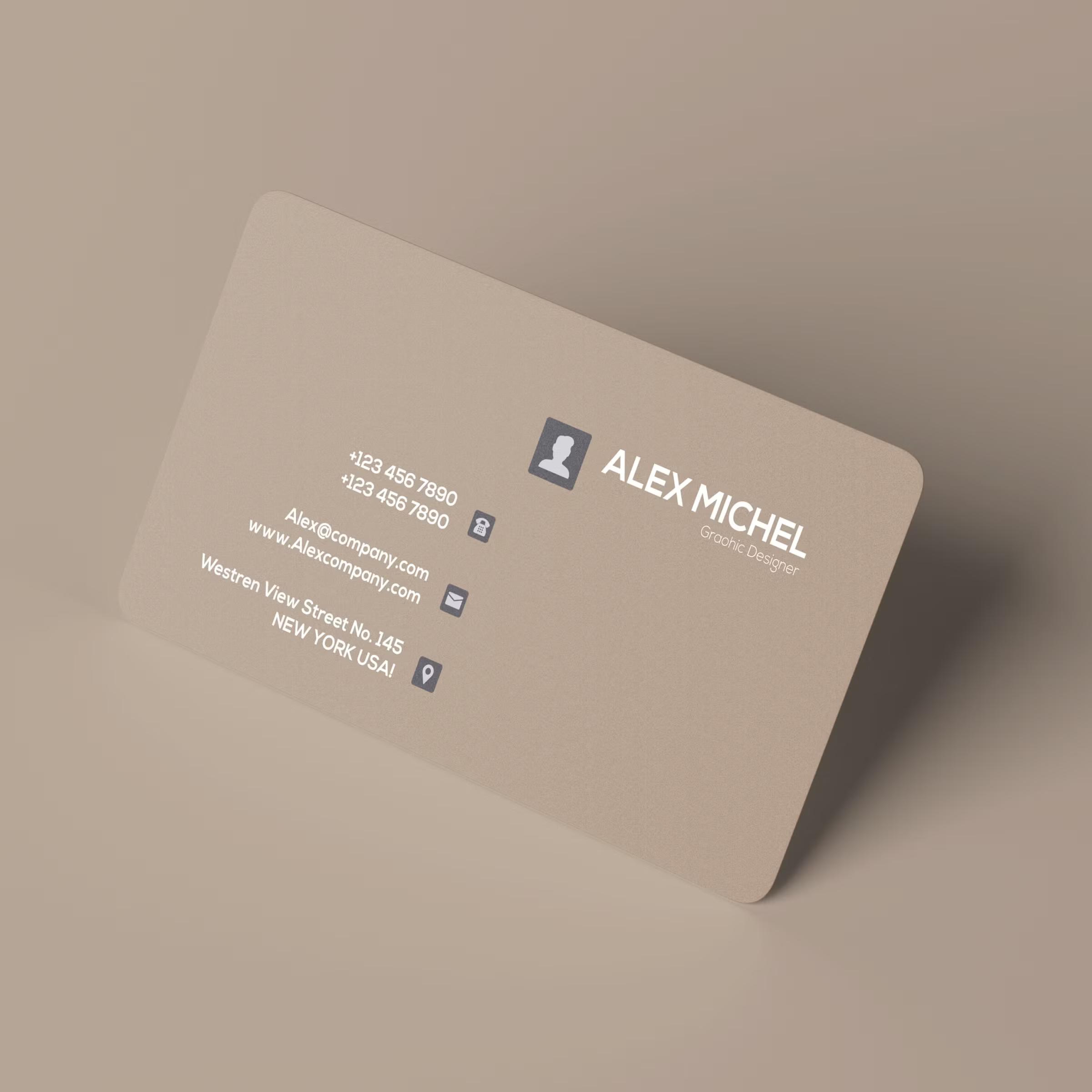Business Card Branding Mockup Set