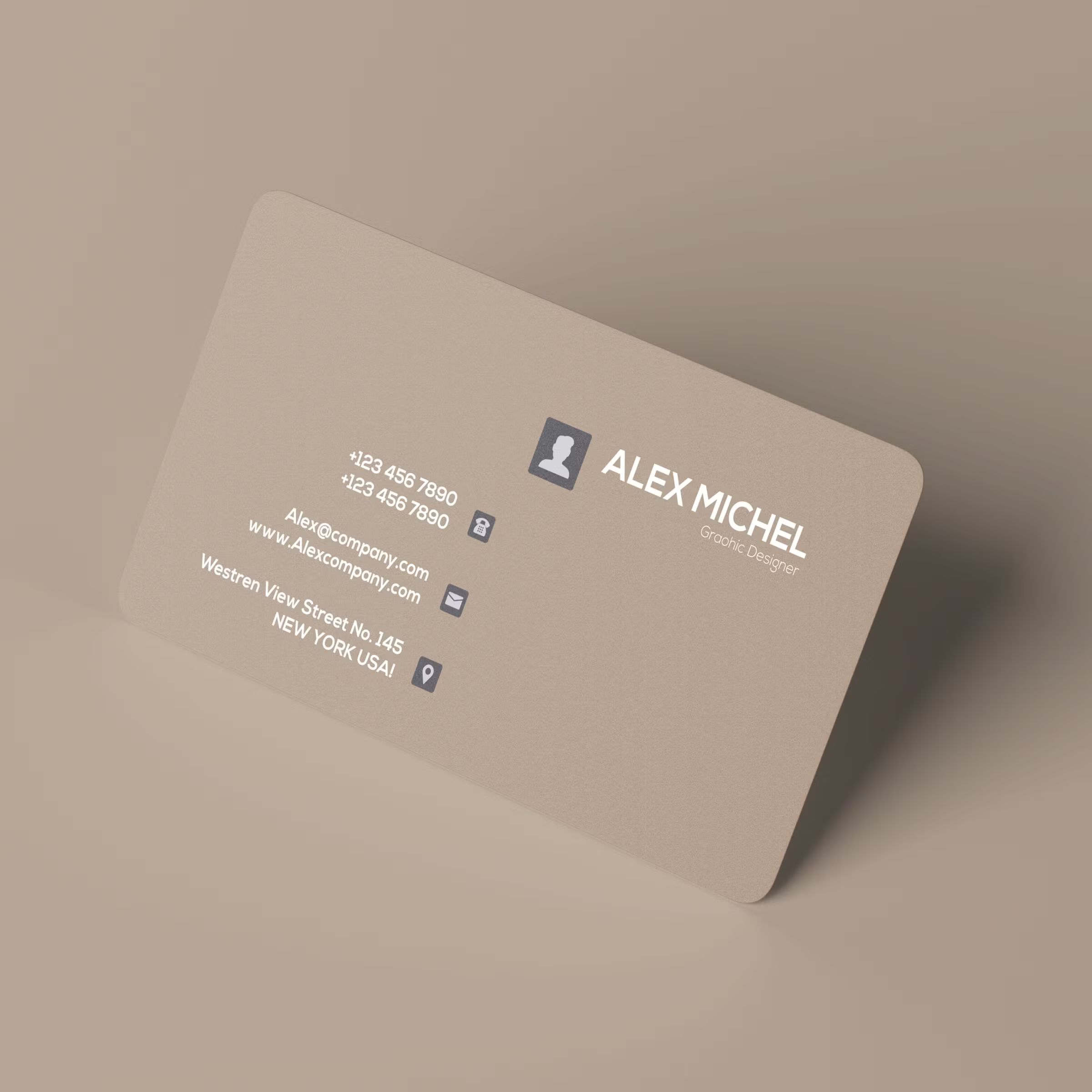 Business Card Branding Mockup Set
