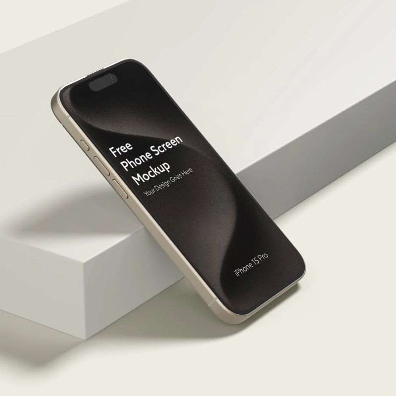 iPhone 15 Pro Max Mockup