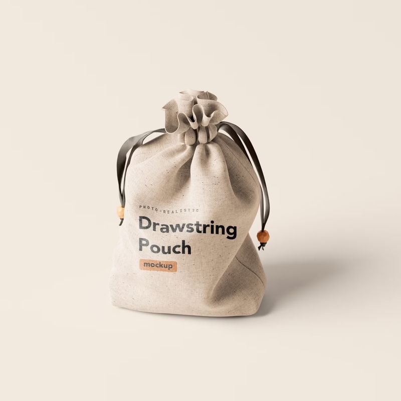 Drawstring Pouch Mockup 3