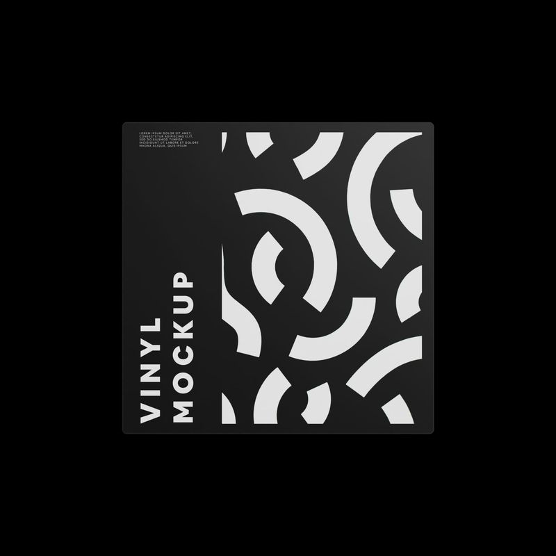 Vinyl Record Mockup 02