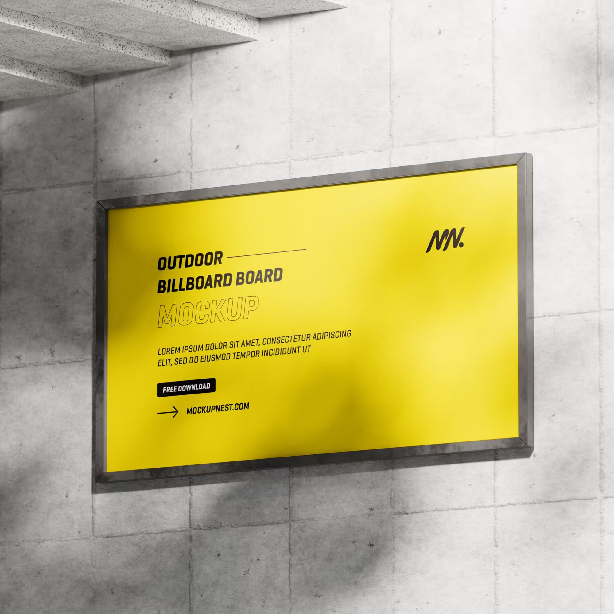 Outdoor Billboard Mockup 3