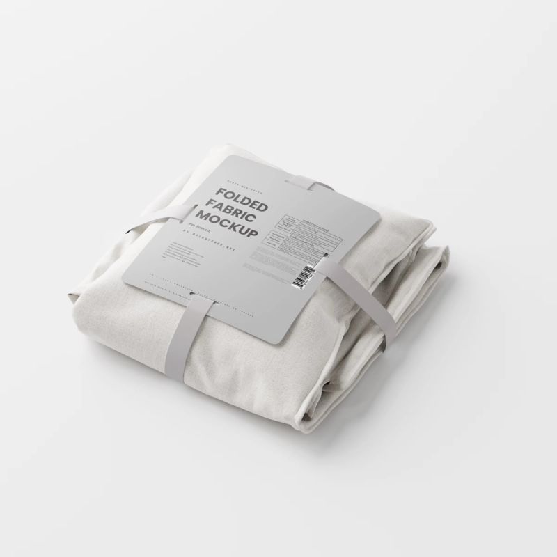 Folded Fabric Mockup
