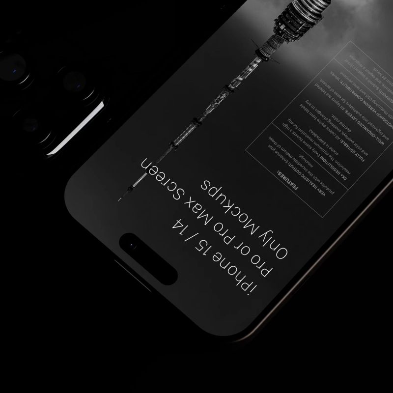 iPhone 15 / 14 Screen Only Mockups 7