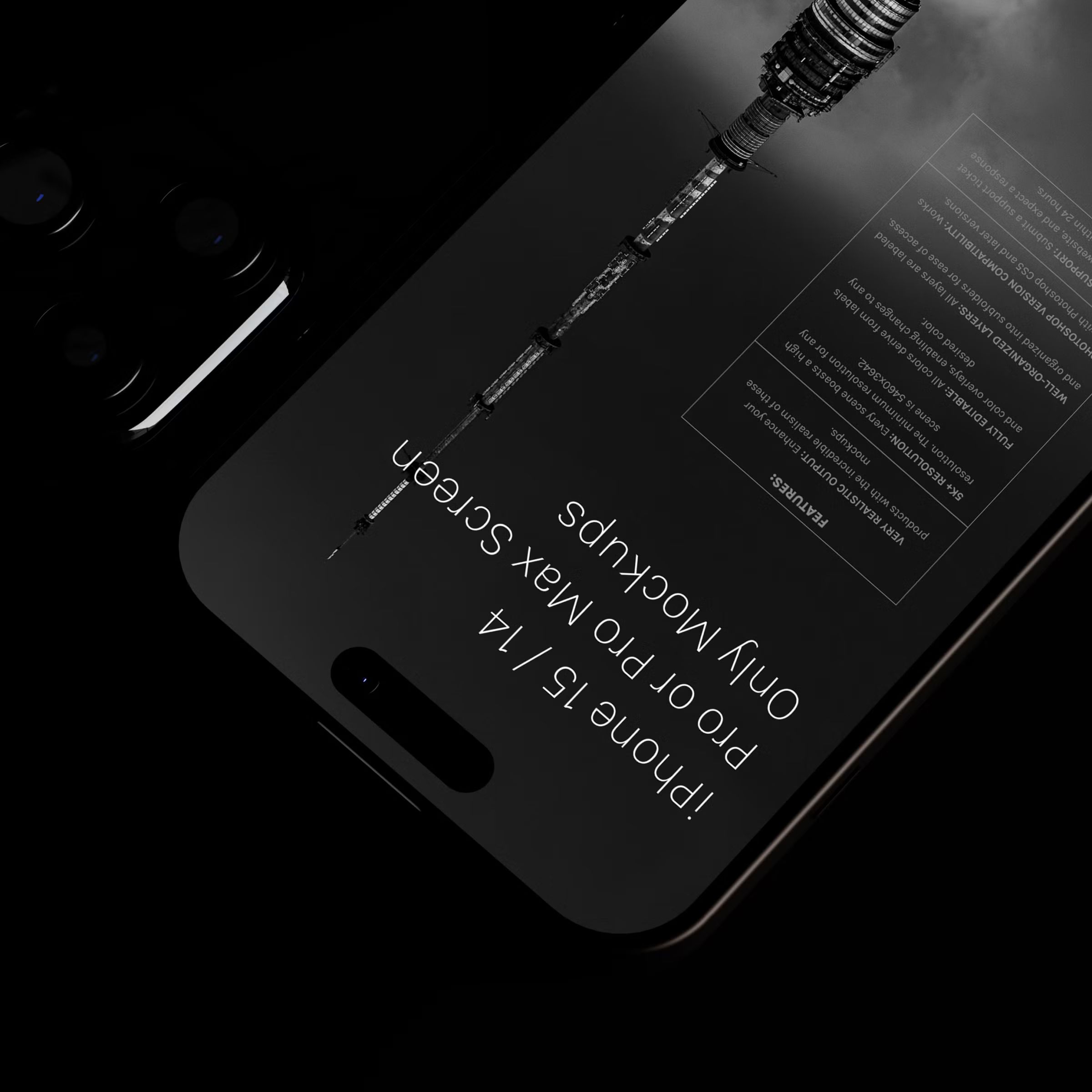 iPhone 15 / 14 Screen Only Mockups 7