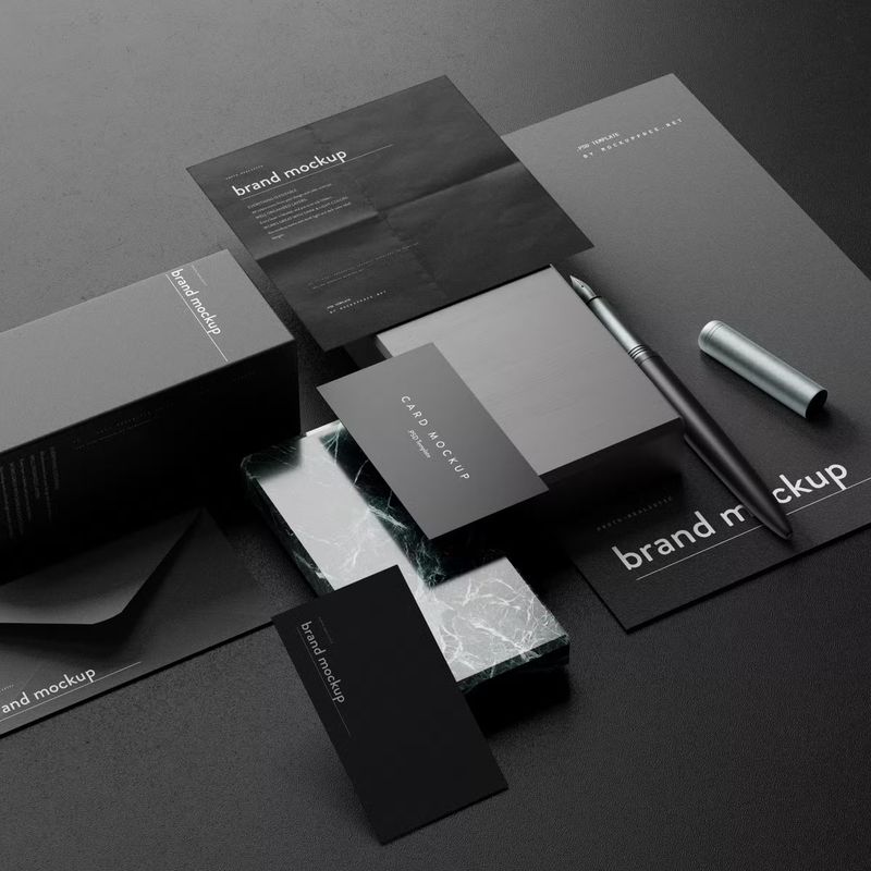 Dark Branding Mockup 3
