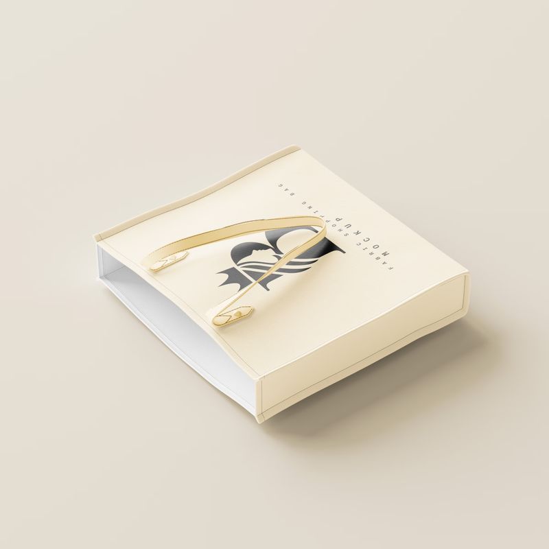 Fabric Shopping Bag Mockup