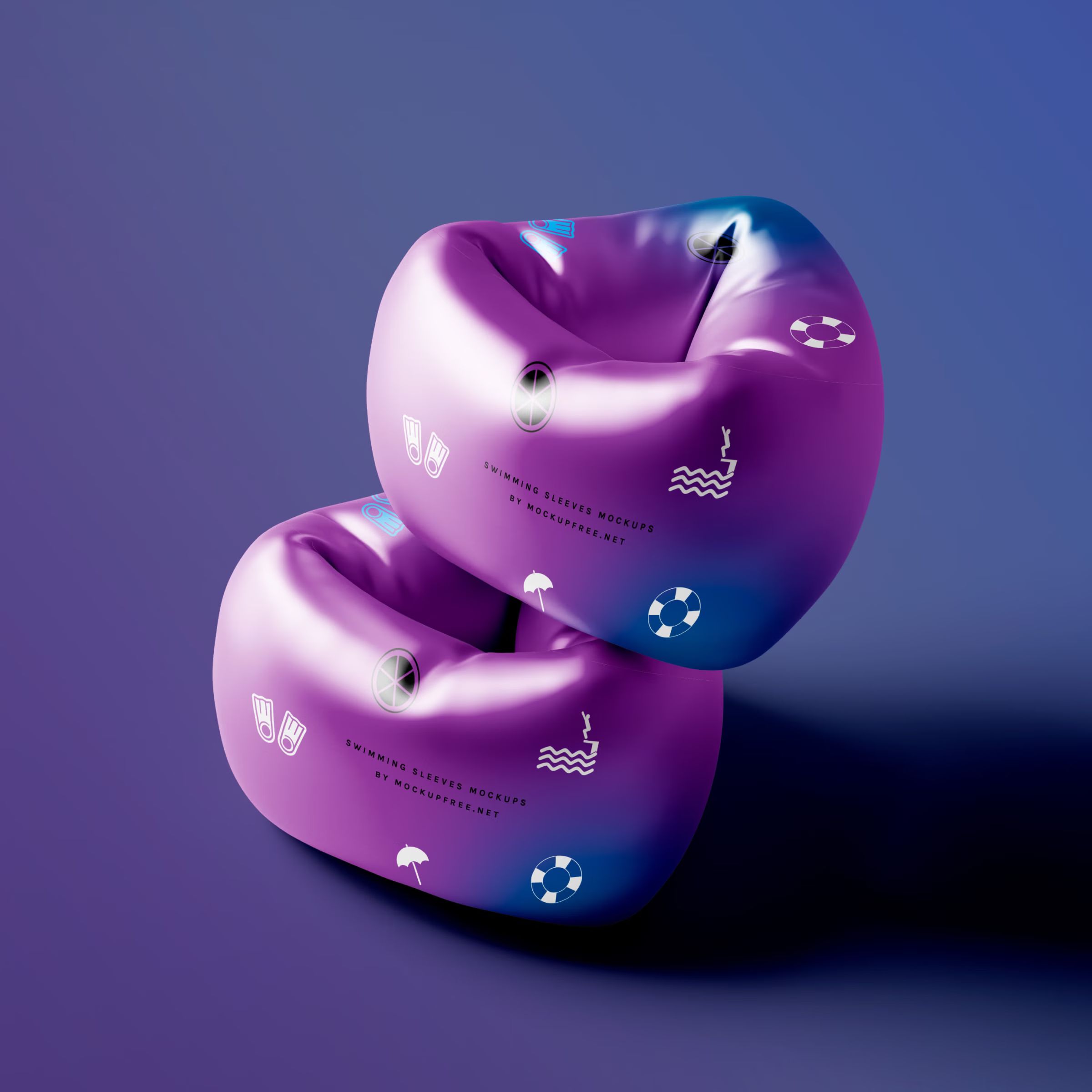 Swimming Sleeves Mockup