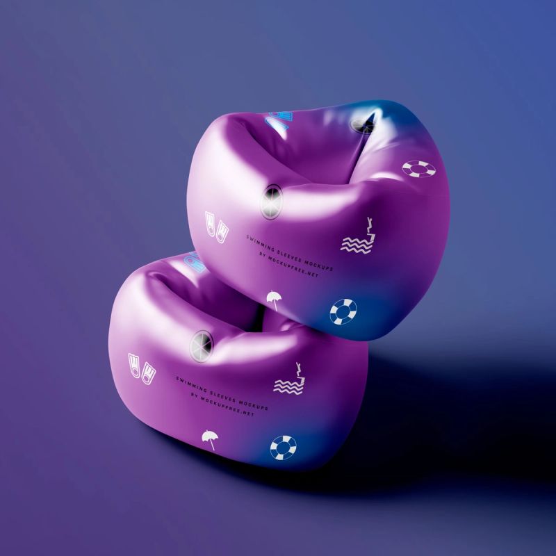 Swimming Sleeves Mockup