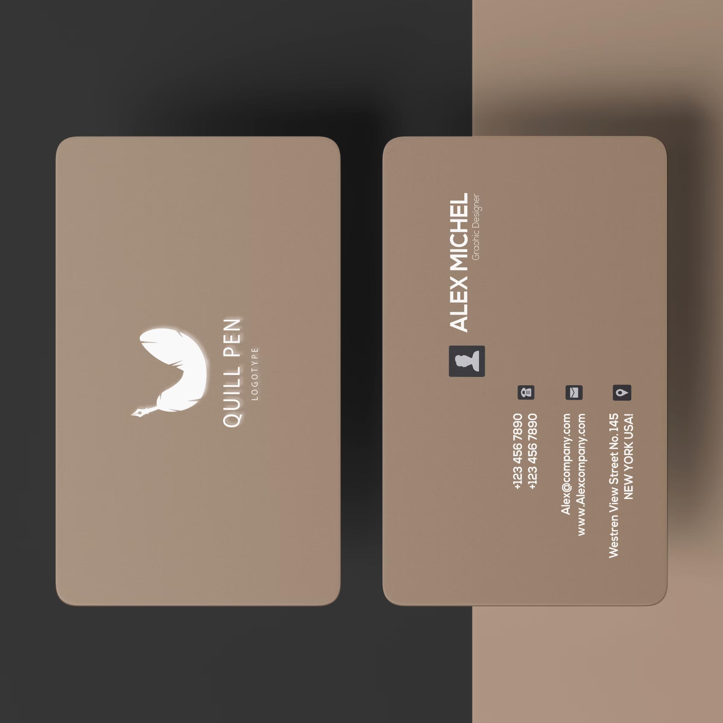 Business Card Branding Mockup Set 3