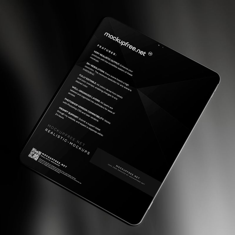 Unbranded Tablet Screen Mockups 4