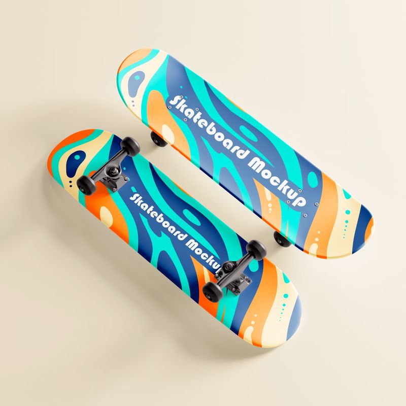 Skateboard Mockup 3