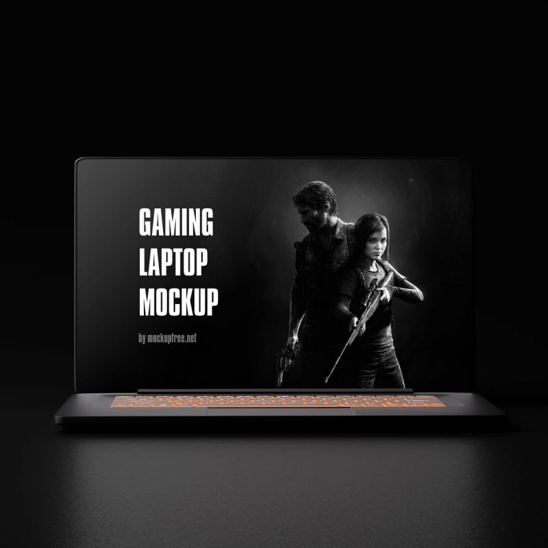 Gaming Laptop Mockup
