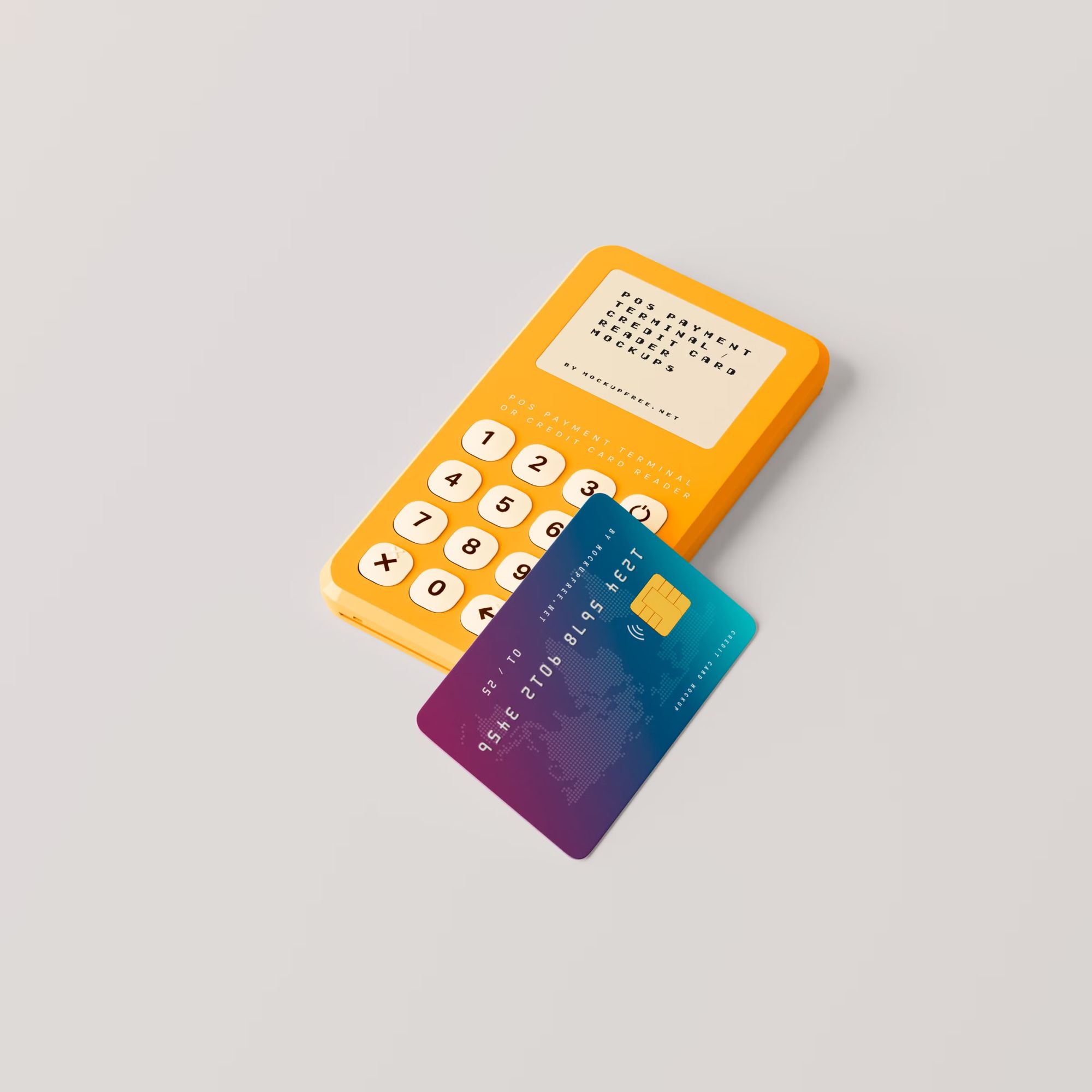 Credit Card Reader Mockups 2
