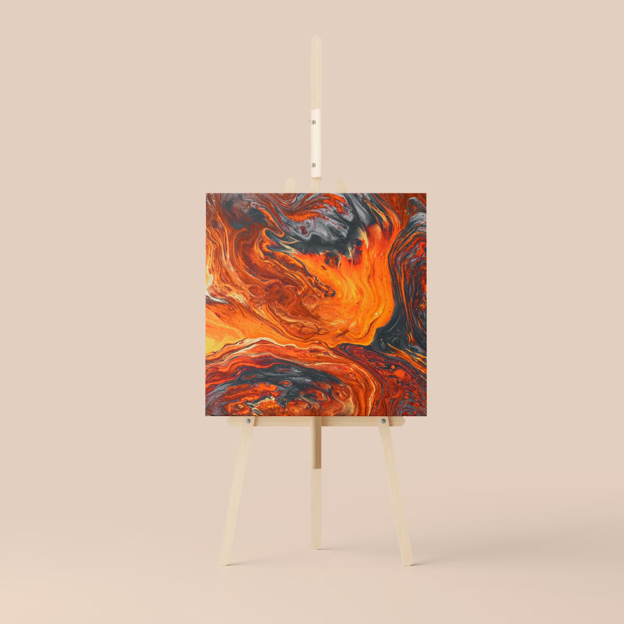 Easel and Canvas Mockup