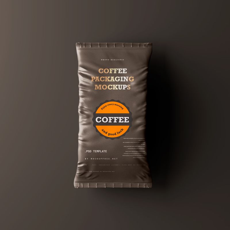 Coffee Foil Pack Mockup 4