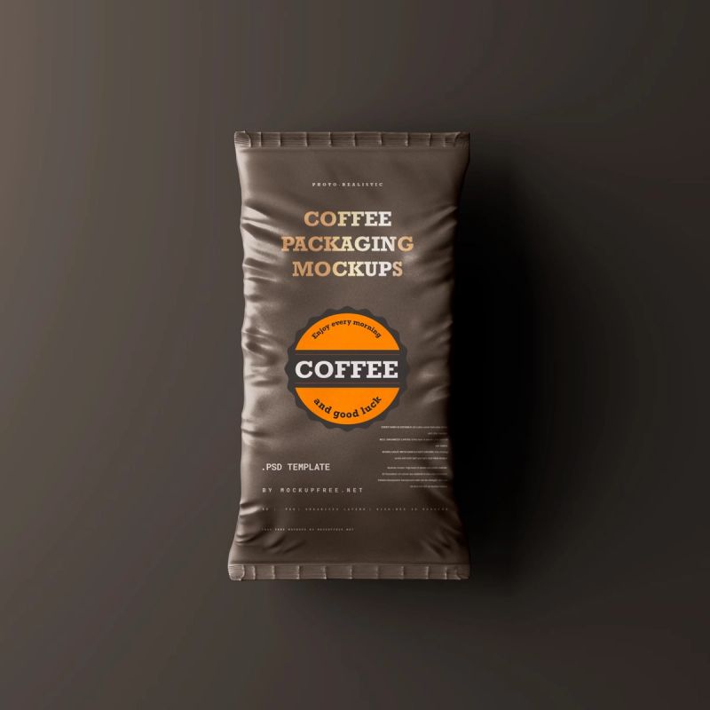 Coffee Foil Pack Mockup 4