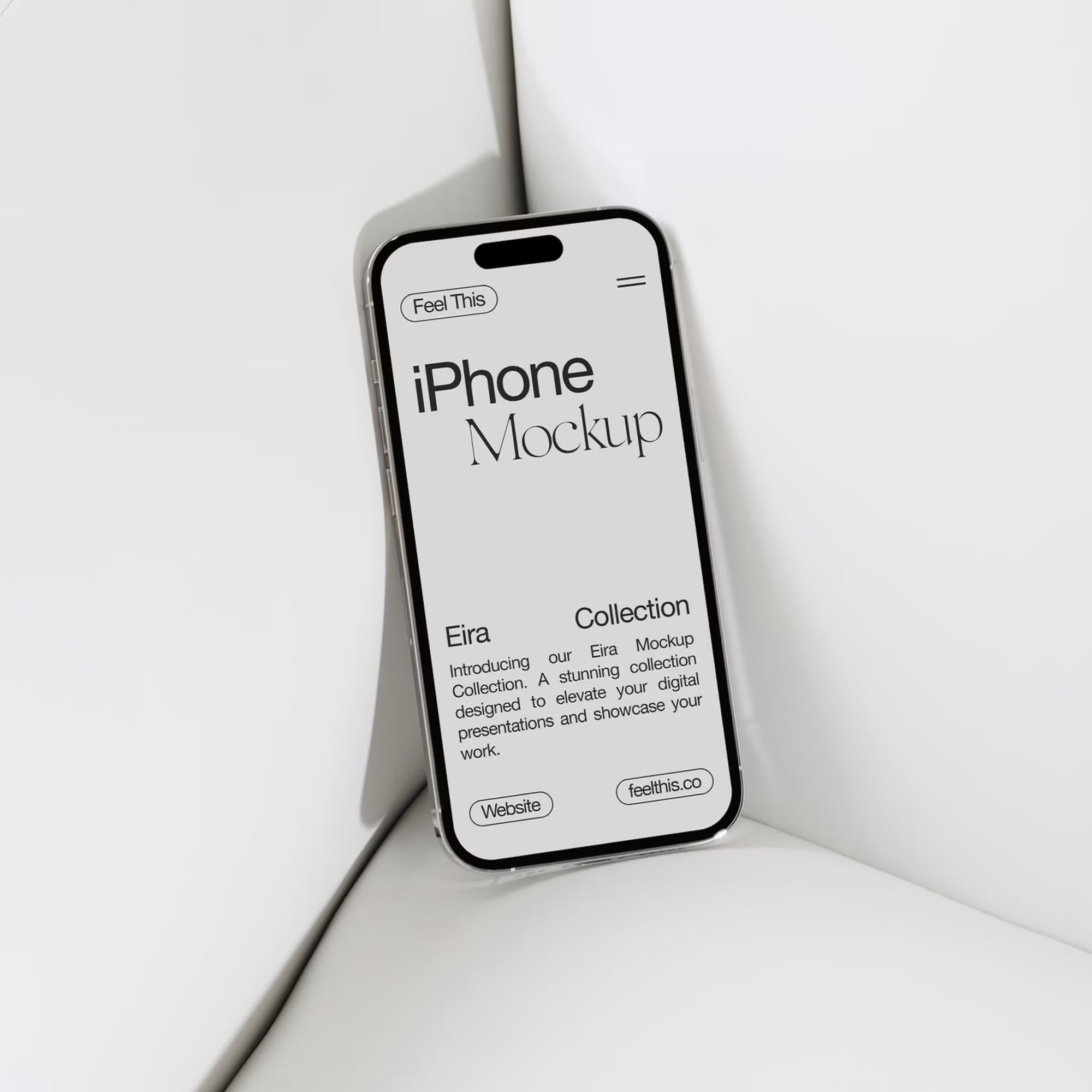 Free iPhone 14 Pro Mockup