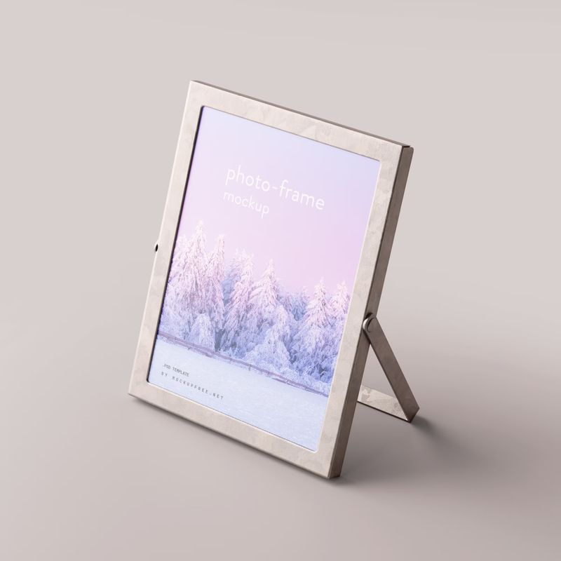 Metal Photo Frame Mockup 2