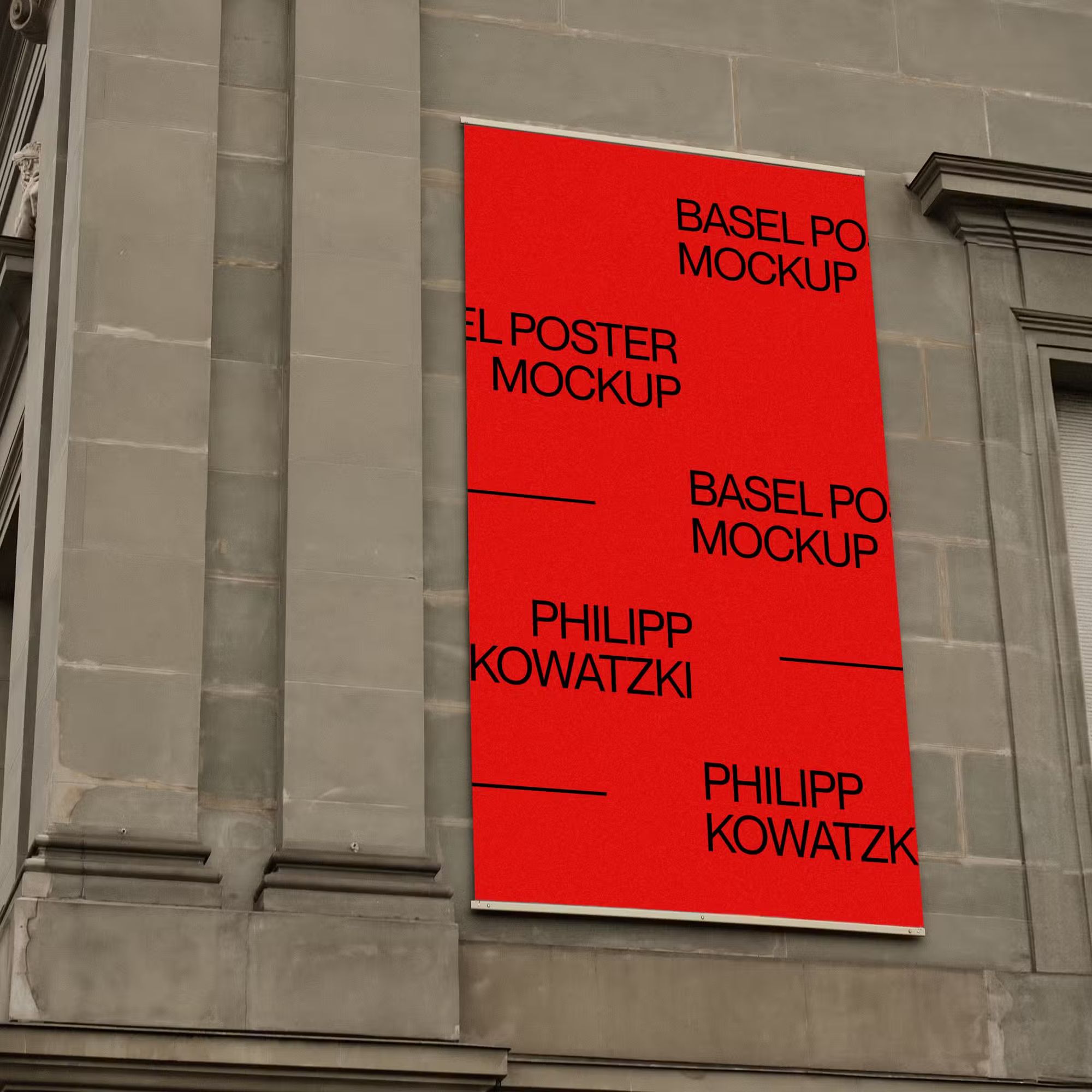Free Basel Billboard Poster Mockup