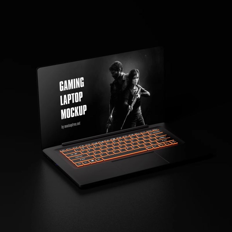 Gaming Laptop Mockup 6