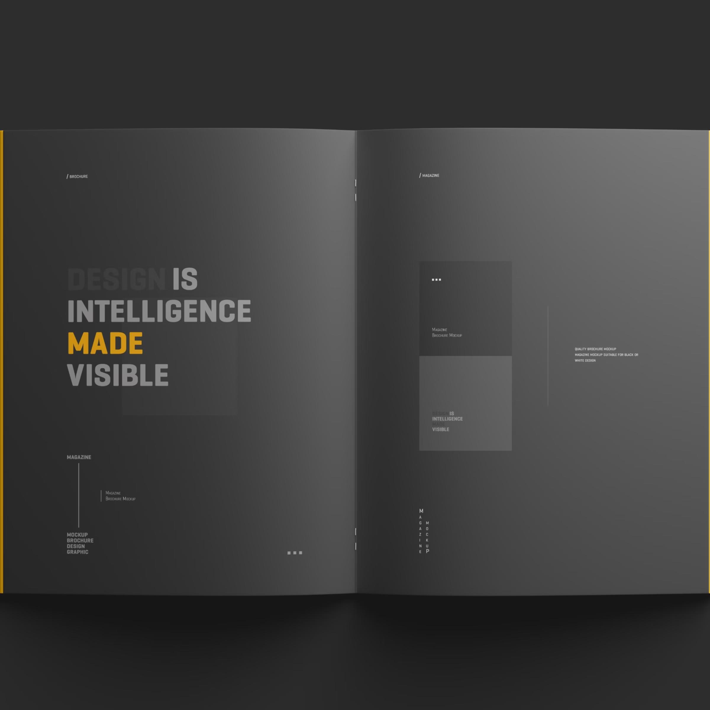 Free US Letter PSD Brochure Mockup 4