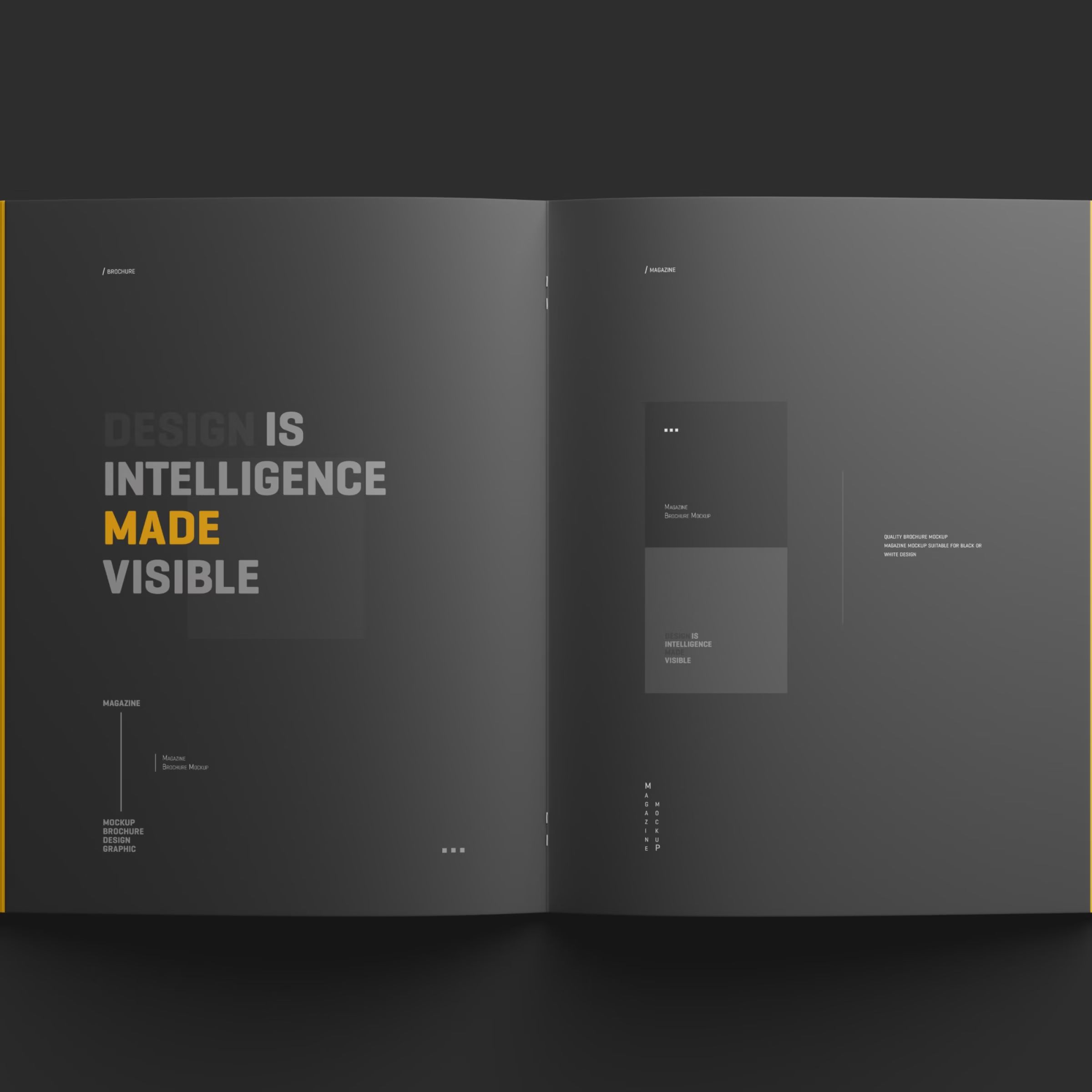 Free US Letter PSD Brochure Mockup 4