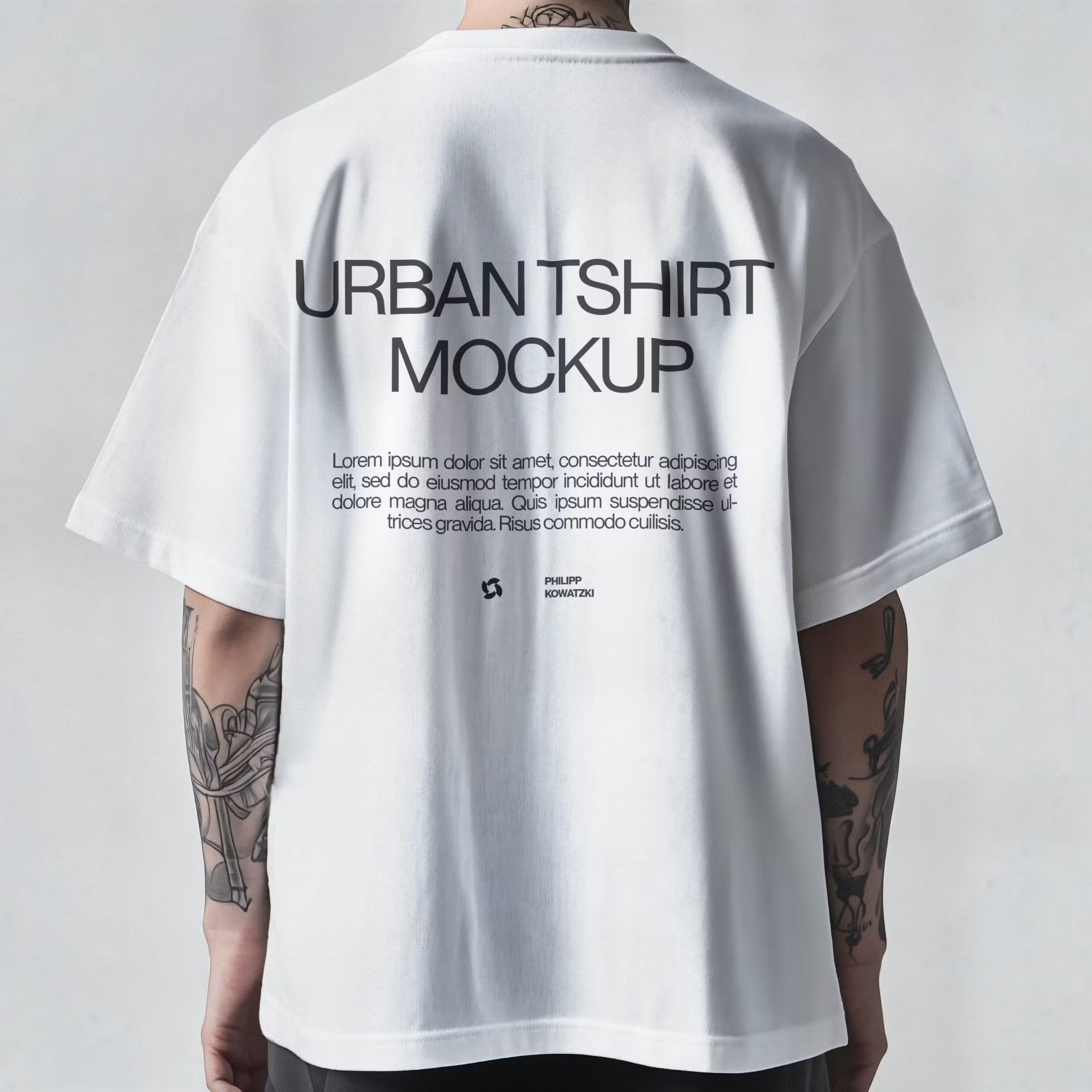 Free Urban Streetwear Tshirt Mockup