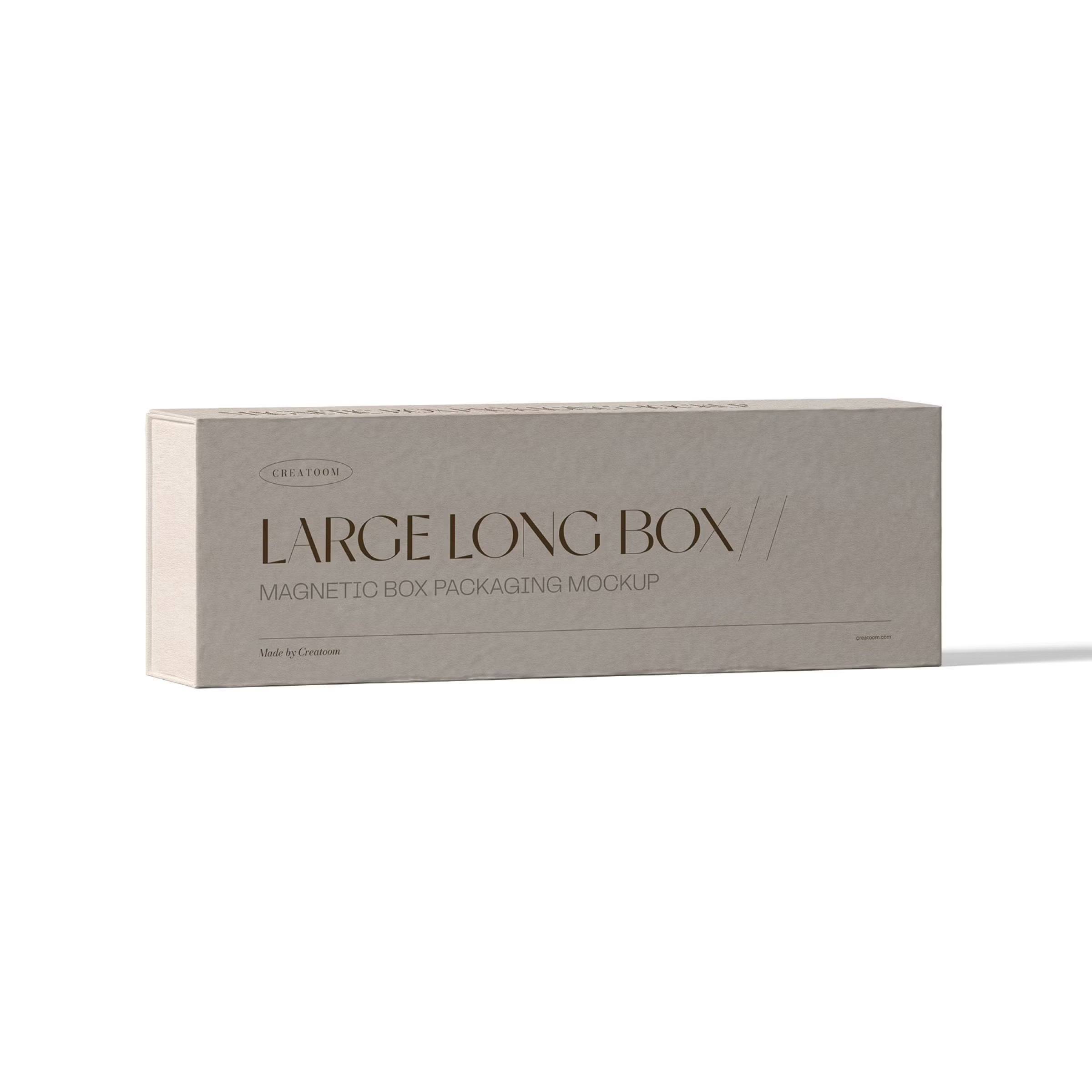 Free Magnetic Box Mockup V12 Front View