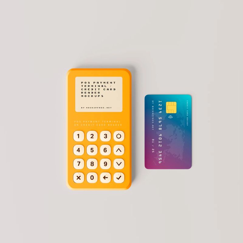 Credit Card Reader Mockups 4