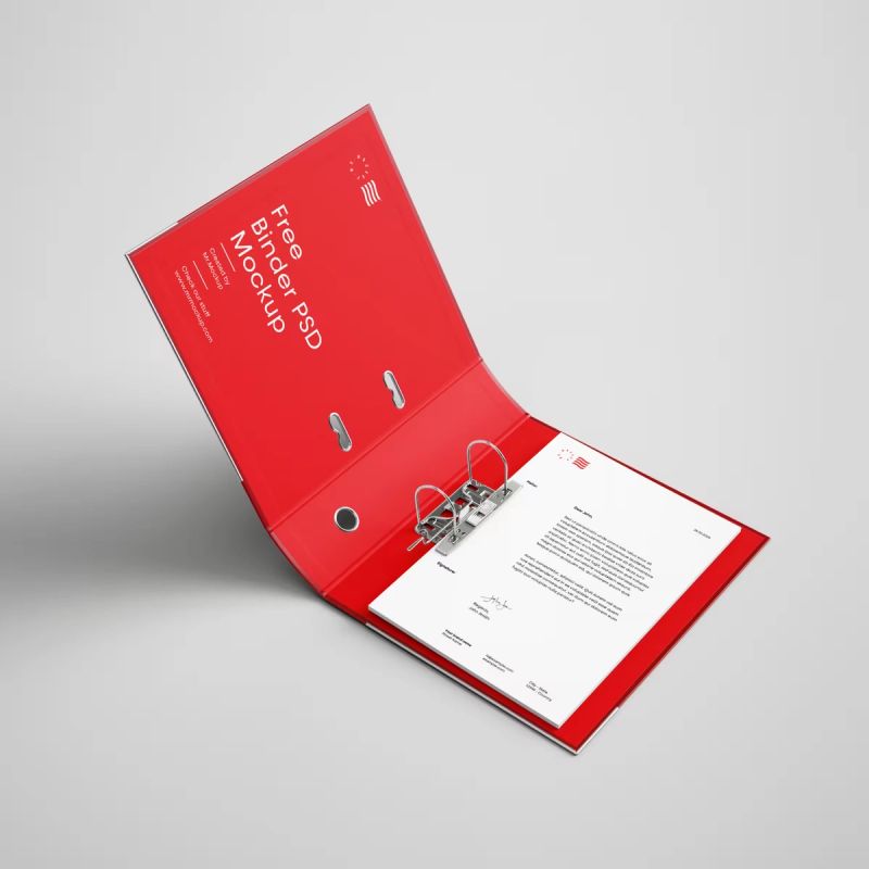 Binder PSD Mockup