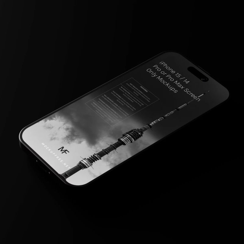 iPhone 15 / 14 Screen Only Mockups 3