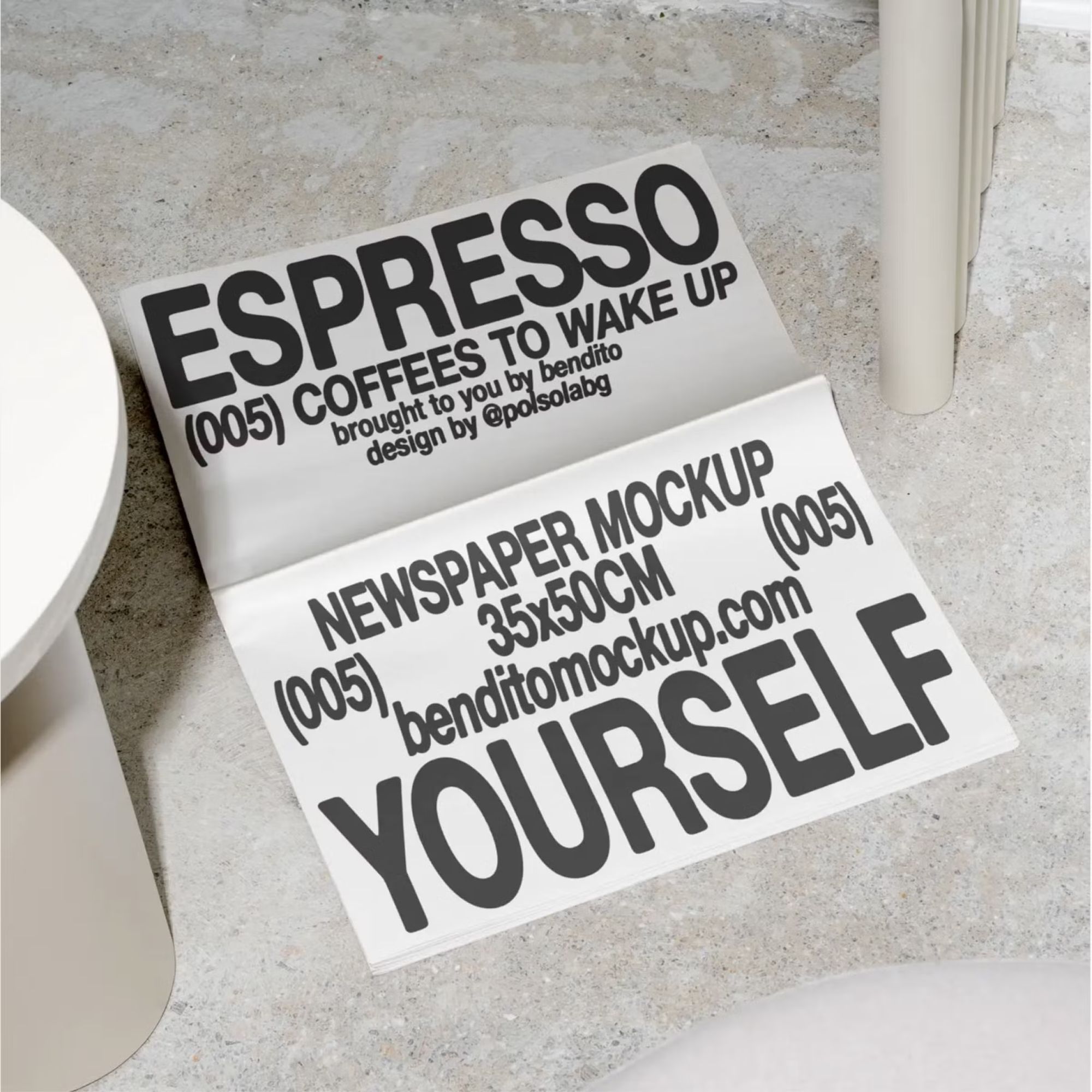 EY Free Newspaper Mockup