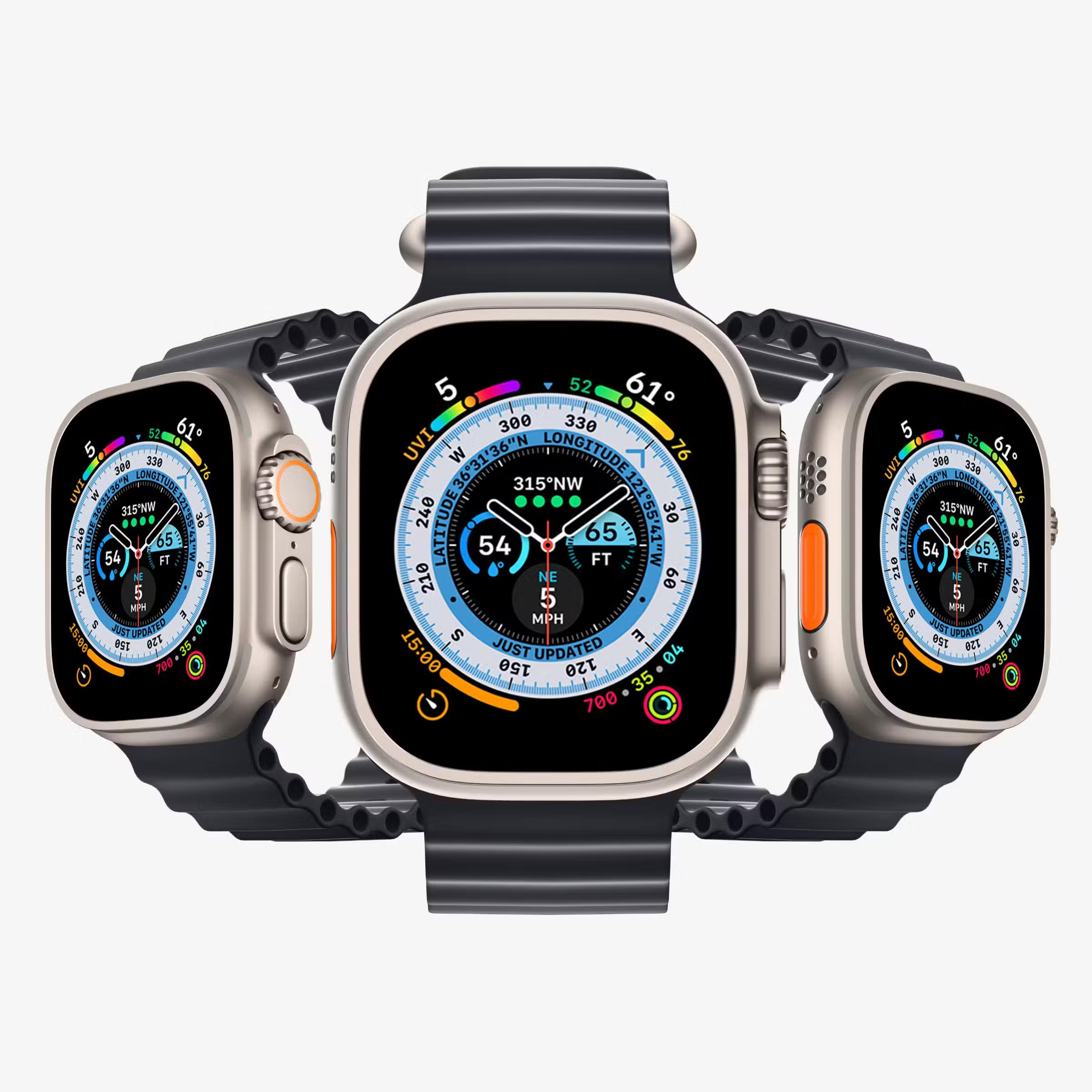Realistic Apple Watch Ultra Mockup