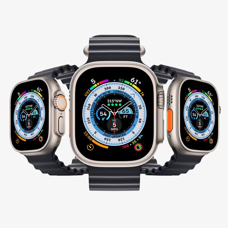 Realistic Apple Watch Ultra Mockup