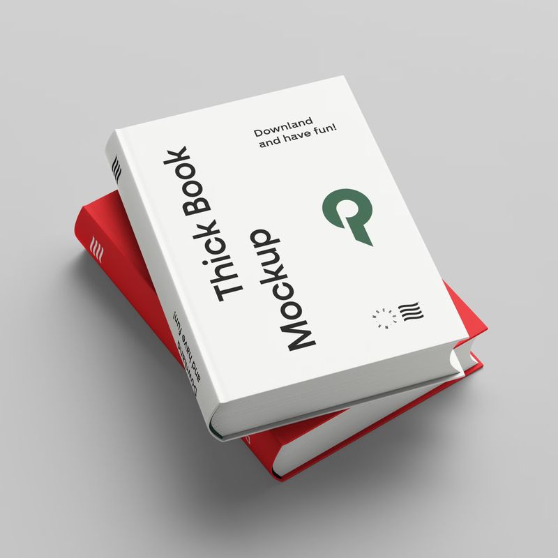 Two Books Mockup