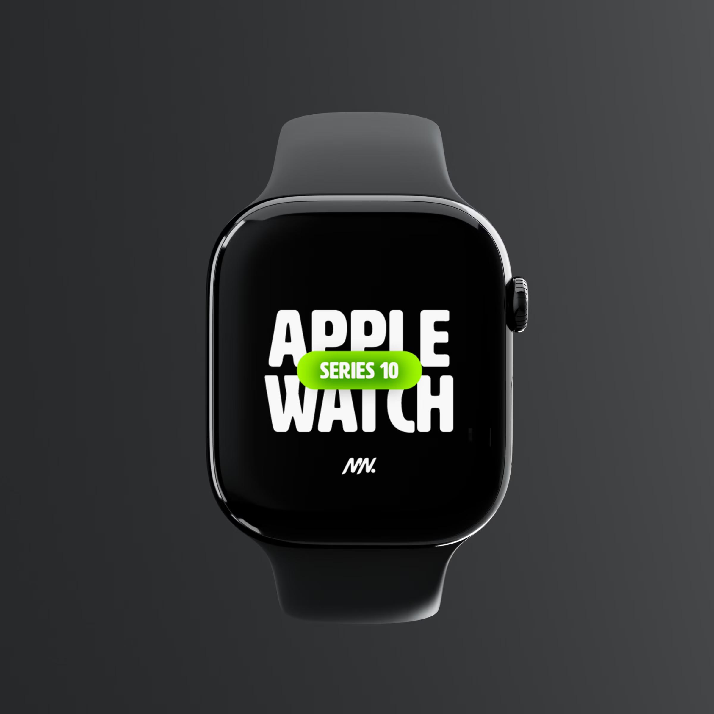 Free Apple Watch 10 Mockup
