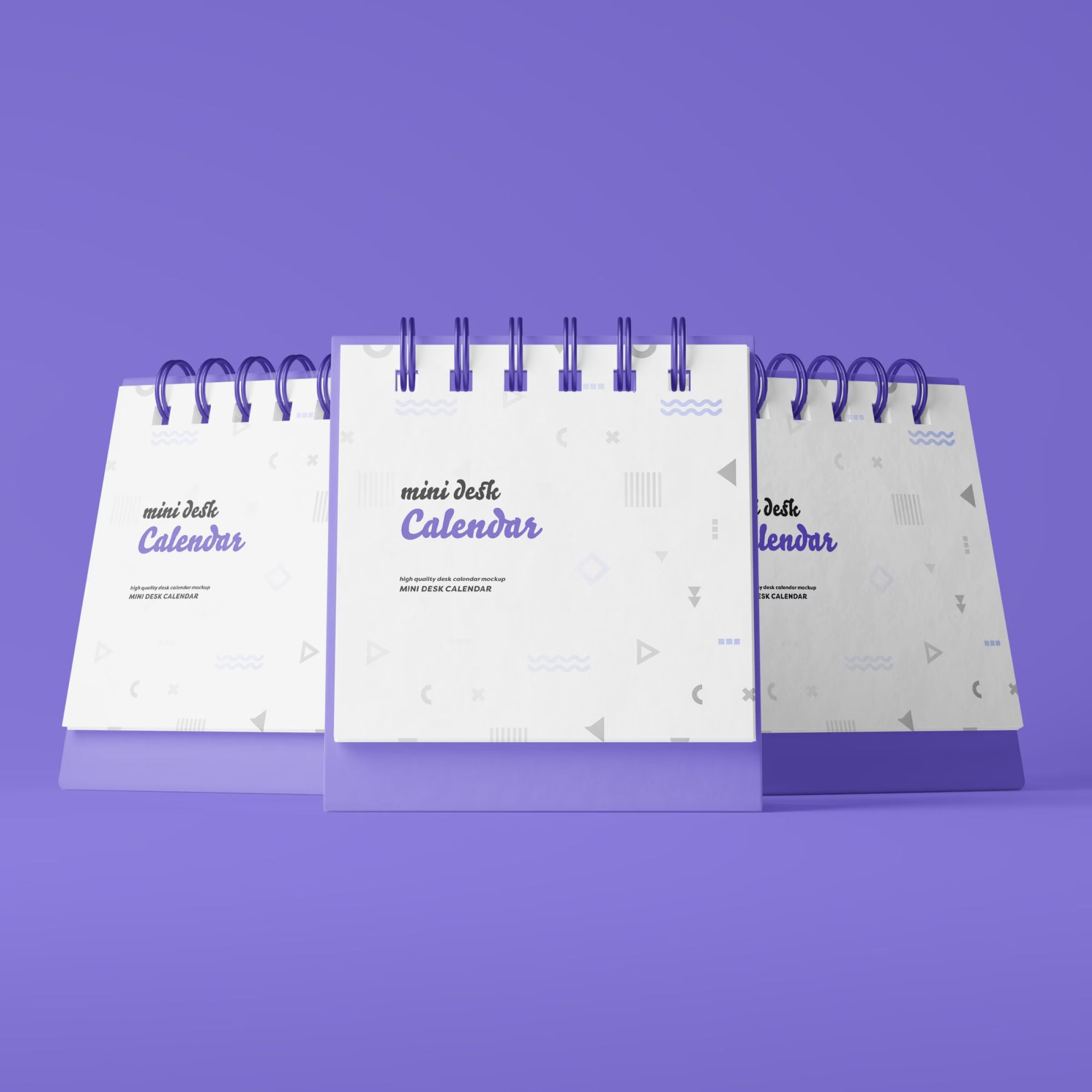 Mini Desk Calendar PSD Mockup 2